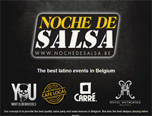Tablet Screenshot of nochedesalsa.be